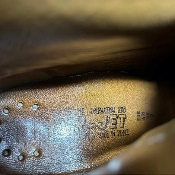 Mephisto Air Jet Tan Light Brown Leather Lace Up Ankle Boots Size 7 - Picture 11 of 12